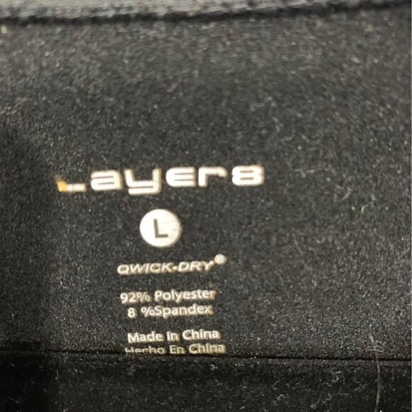 Woman’s running/athleisure layer. Black size large. Zipper mock neck. Ne… - Picture 8 of 10